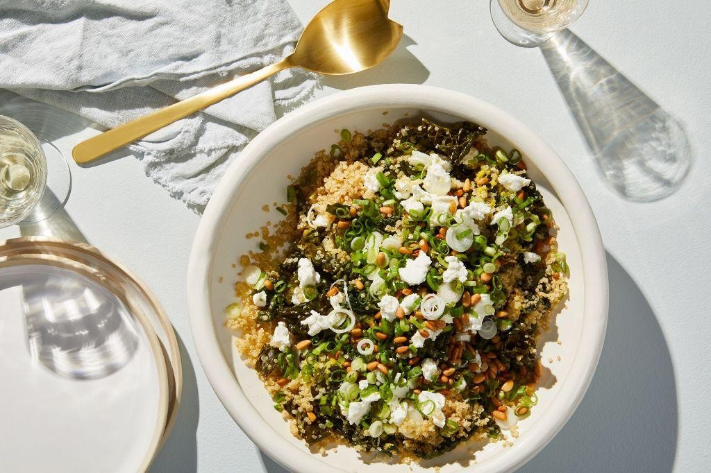 Spicy Kale and Quinoa Pilaf