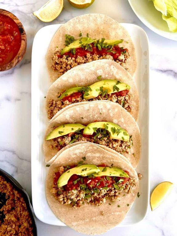 Spicy Keto Ground Chicken Tacos