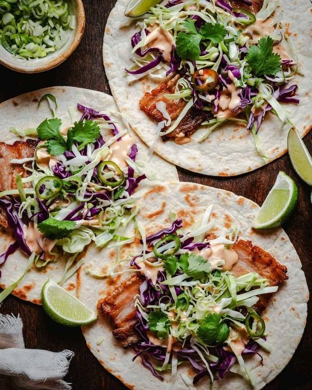 Spicy Keto Pork Belly Tacos