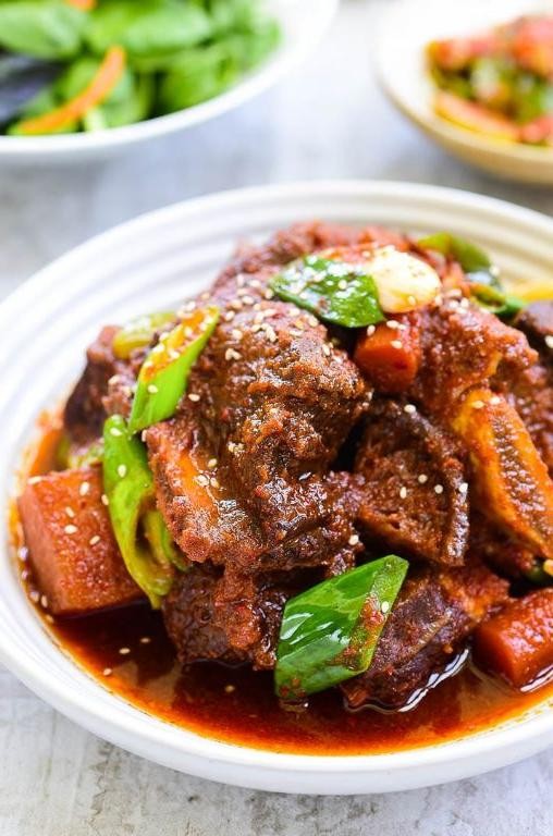 Spicy Korean Beef Rib Stew