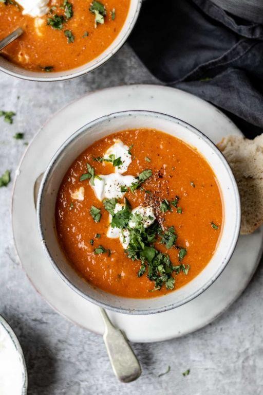 Spicy Lentil and Tomato Soup