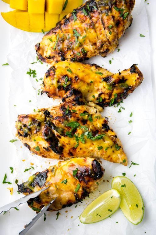 Spicy Mango Lime Grilled Chicken