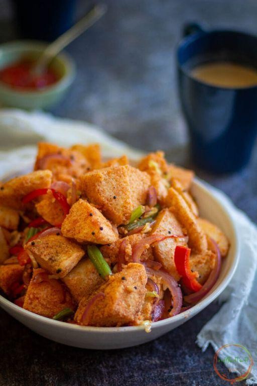 Spicy Masala Idli Fries