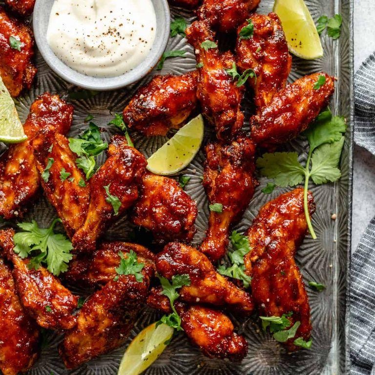 Spicy Oven Fried Chicken Wings