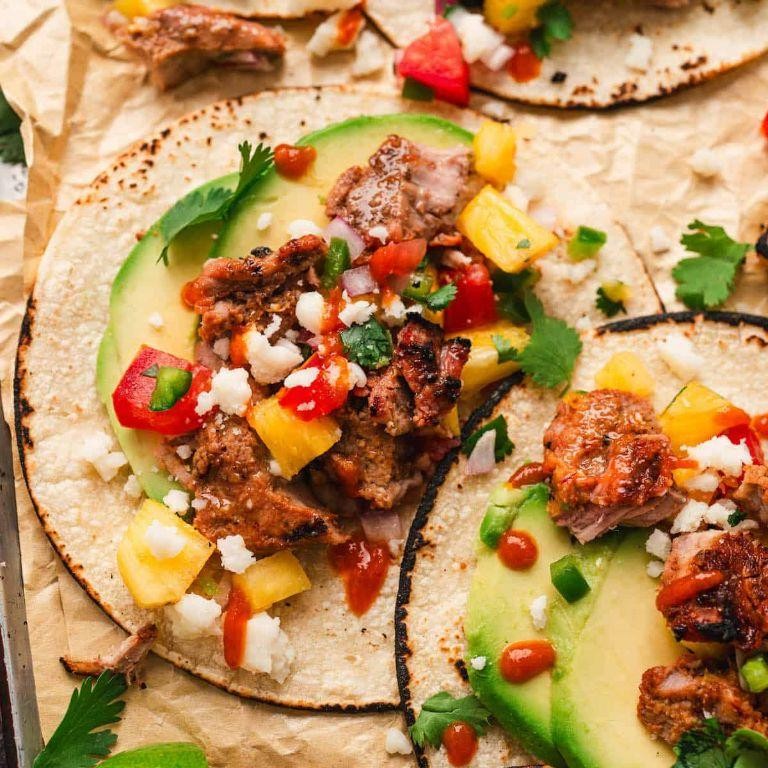 Spicy Pineapple and Pork Tacos