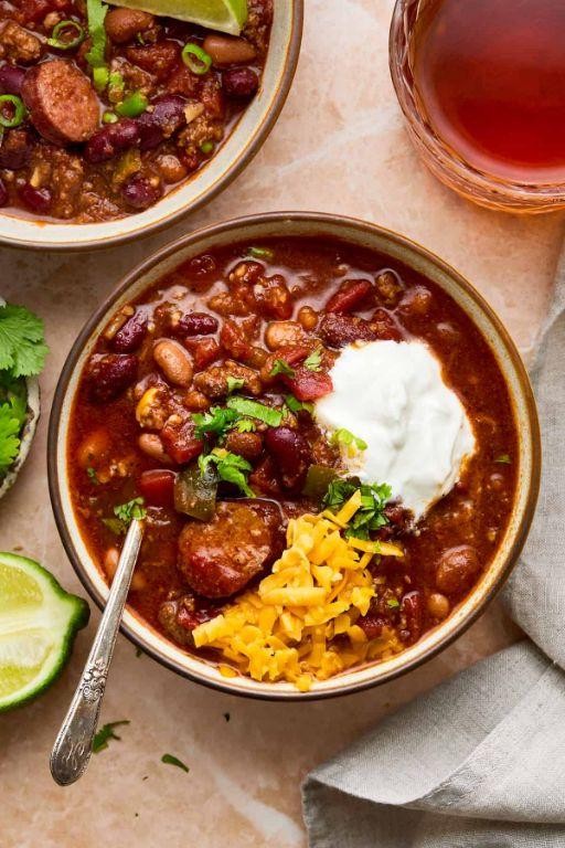 Spicy Polish Sausage Chili