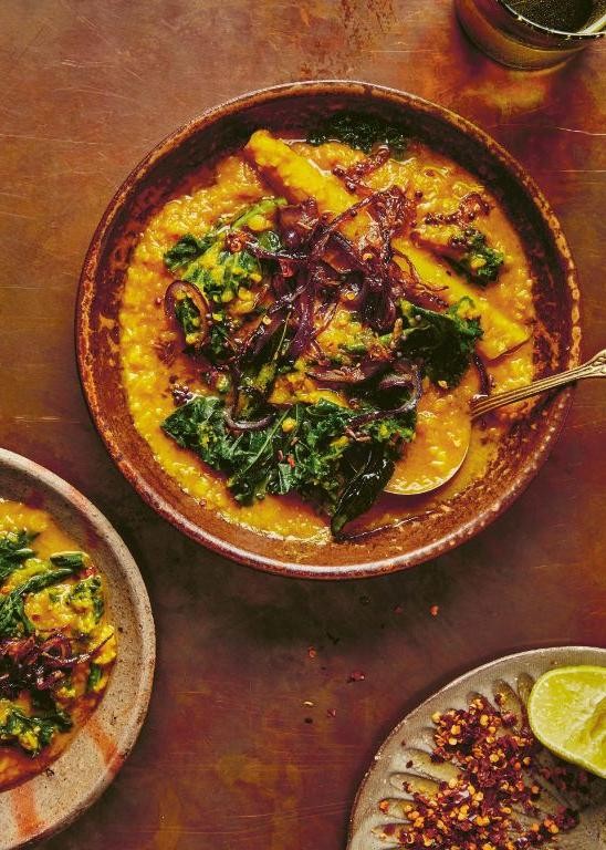 Spicy Pork Stew with White Bean and Kale
