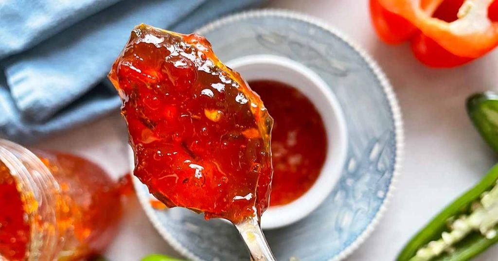 Spicy Red Hot Pepper Jelly