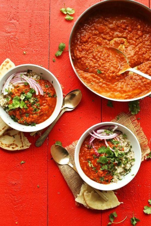 Spicy Red Lentil Curry