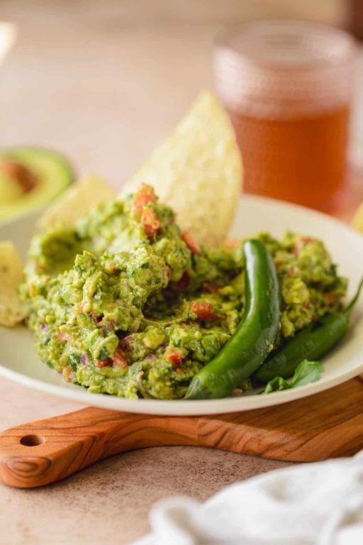 Spicy Serrano Guacamole