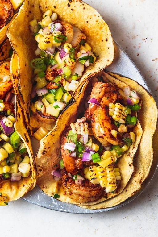 Spicy Shrimp Tacos with Mango Salsa