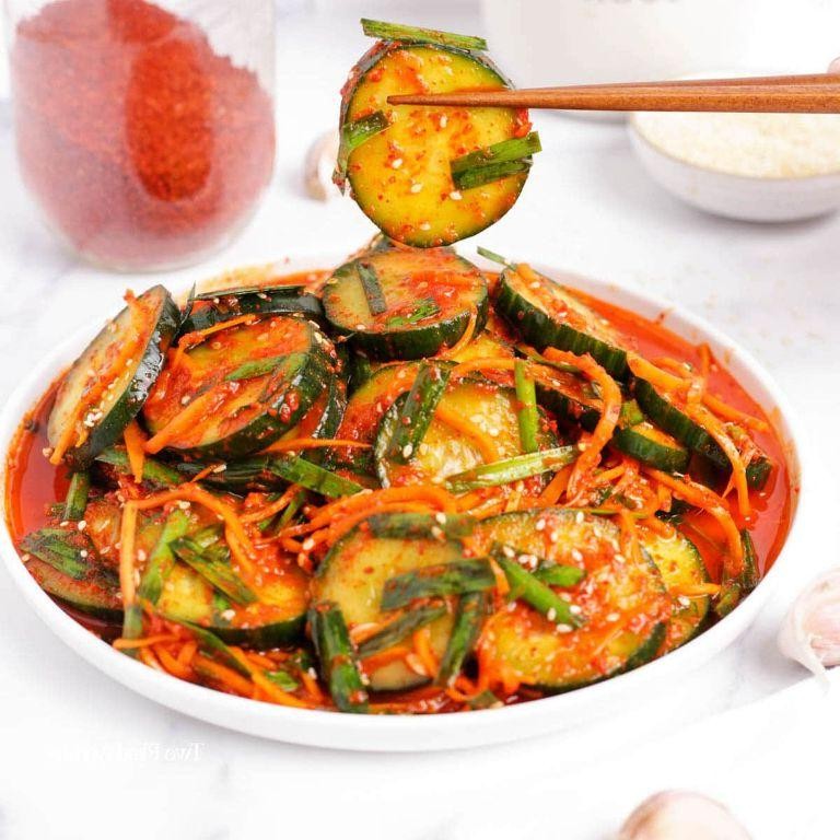 Spicy Sliced Cucumber Kimchi
