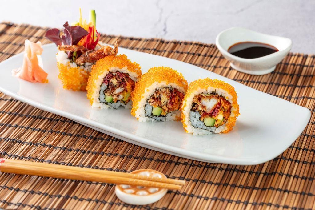 Spicy Soft Shell Crab Sushi Rolls