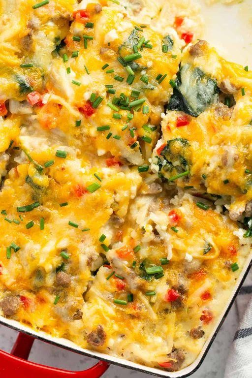 Spicy Southwest Hamburger and Hash Brown Bake