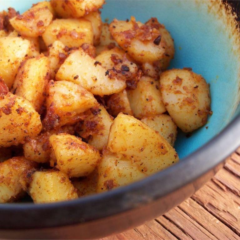 Spicy Stove Top Roasted Potatoes