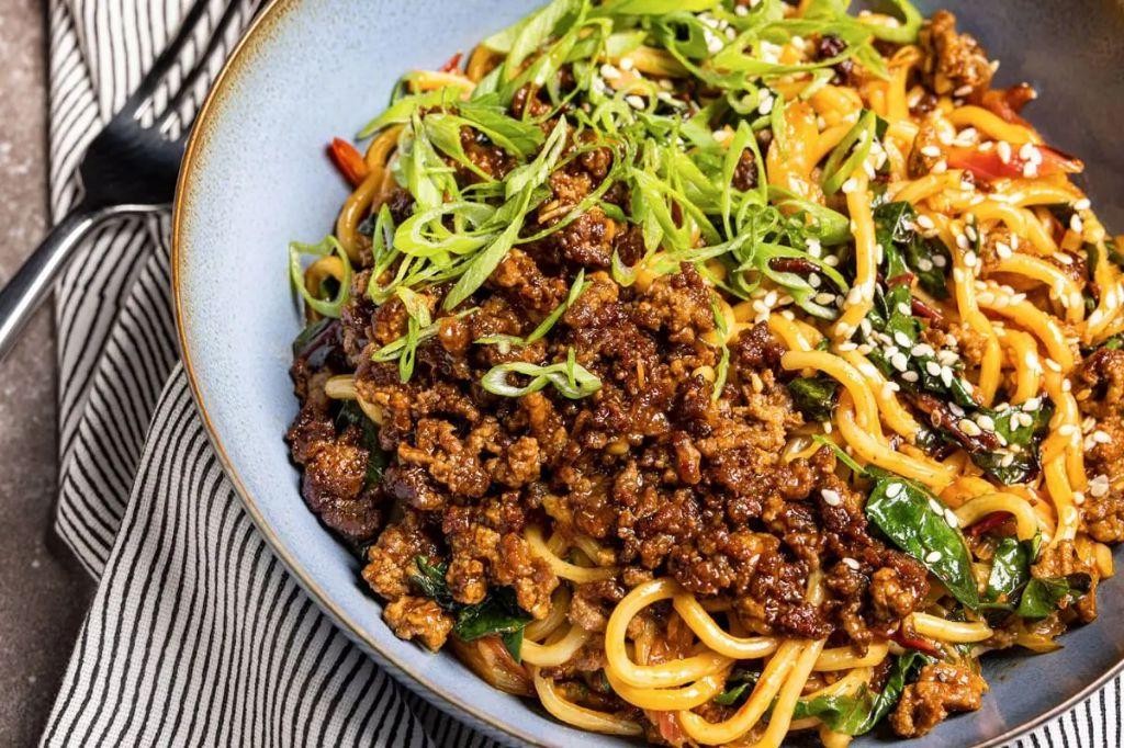Spicy Szechuan Beef Noodle Stir-Fry