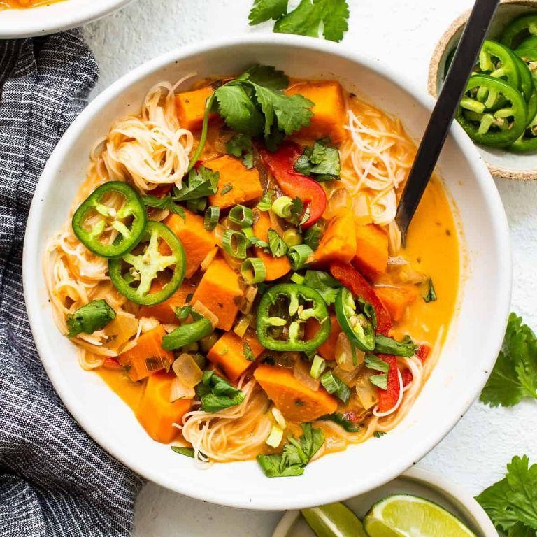 Spicy Thai Coconut Vegetable Soup