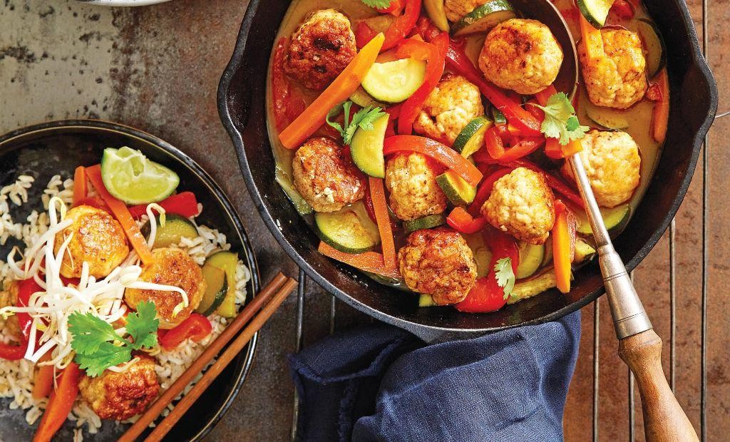 Spicy Thai Fish Ball Curry