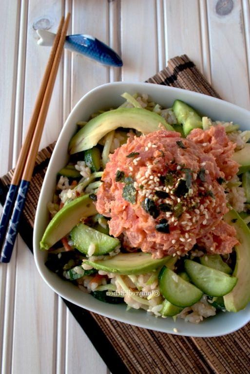 Spicy Thai Tuna Salad with Cucumber