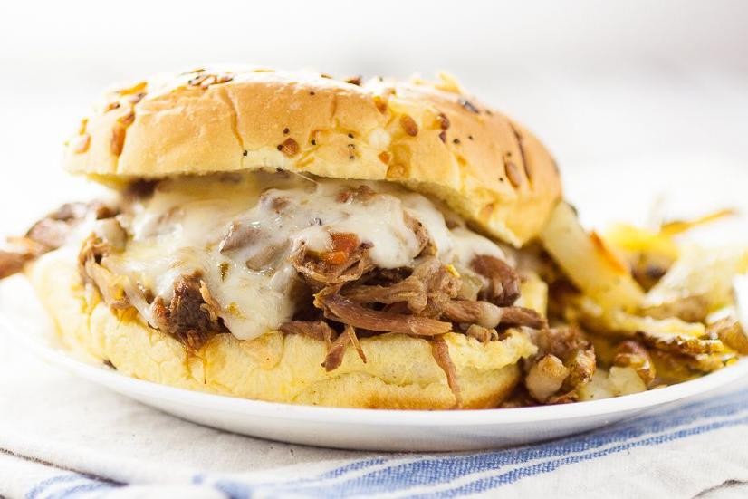 Spicy Tomatillo and Chipotle Beef Sandwich