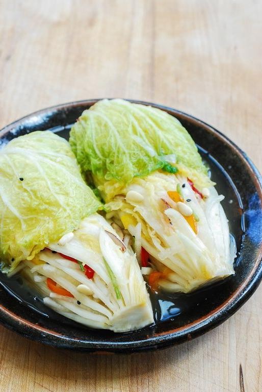 Spicy White Cabbage Kimchi