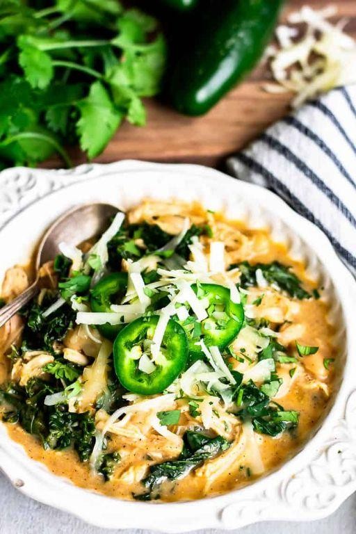 Spicy White Turkey Chili with Jalapeños