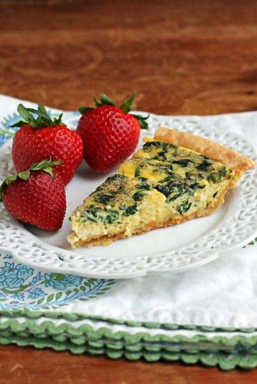 Spinach Feta Quiche Lorraine