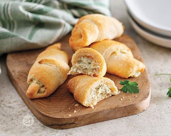 Spinach and Artichoke Chicken Crescent Bake