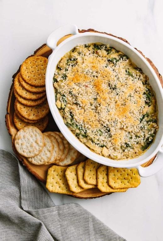 Spinach and Artichoke White Bean Dip