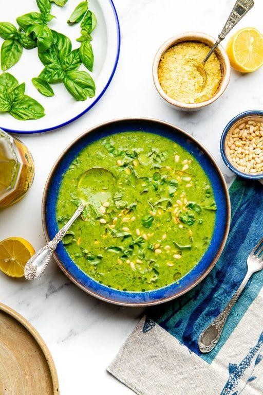 Spinach and Basil Soup