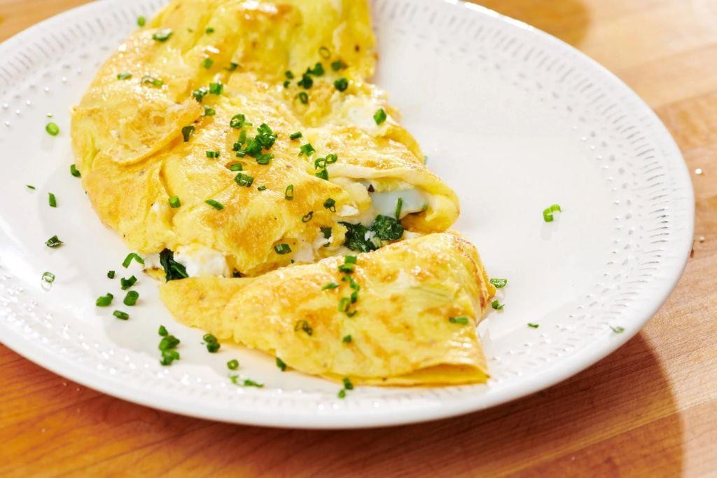 Spinach and Feta Omelette