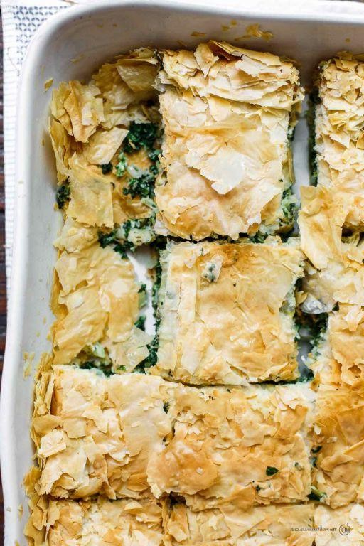 Spinach and Feta Phyllo Bread