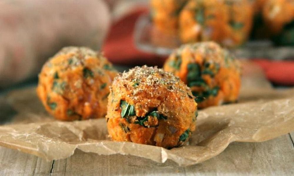 Spinach and Sweet Potato Bites