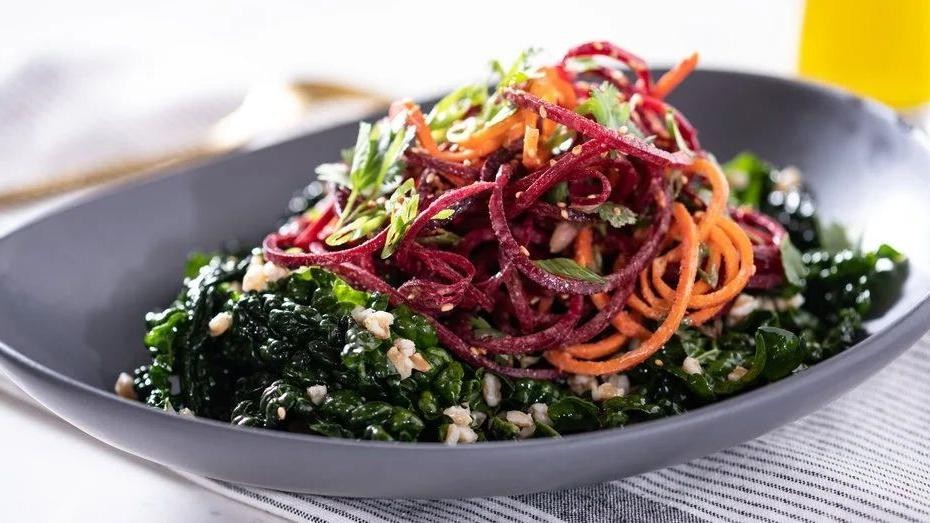 Spiralized Carrot & Beet Salad