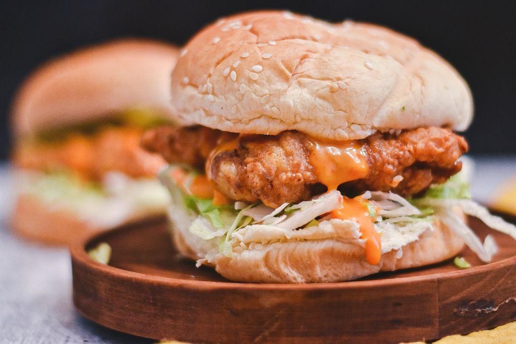 Sriracha-Mayo Fried Chicken Sliders