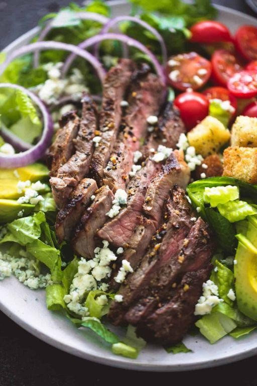 Steak and Blue Cheese Salad with Sirloin
