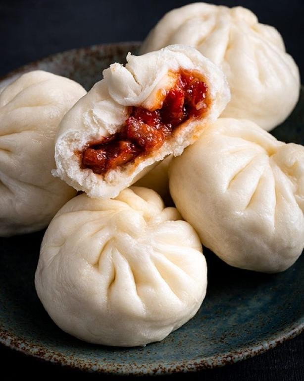 Steamed Buns with BBQ Pork Filling