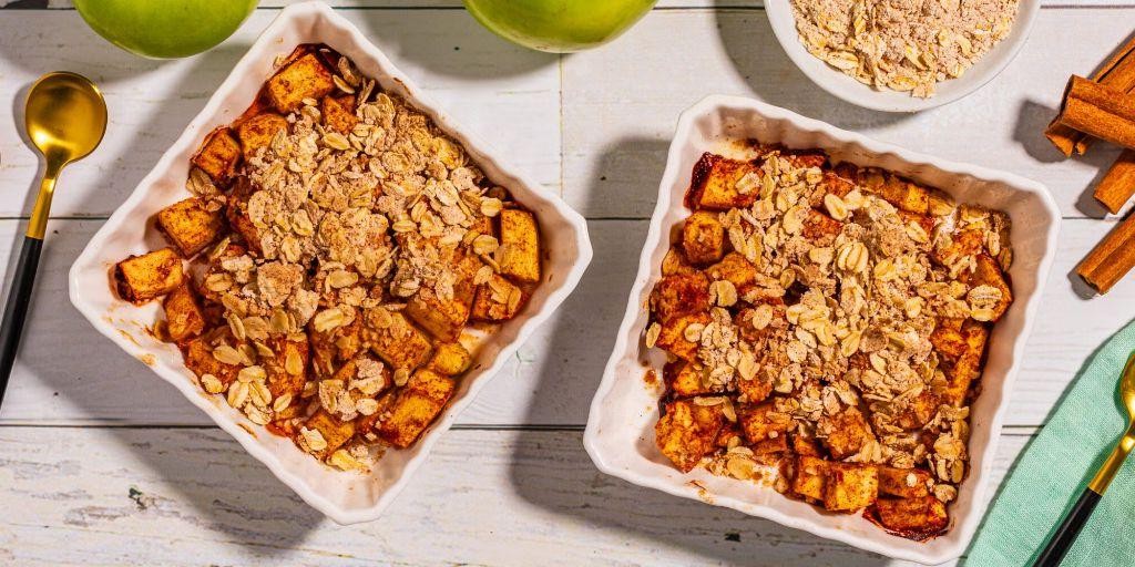 Stevia-Sweetened Apple Crisp