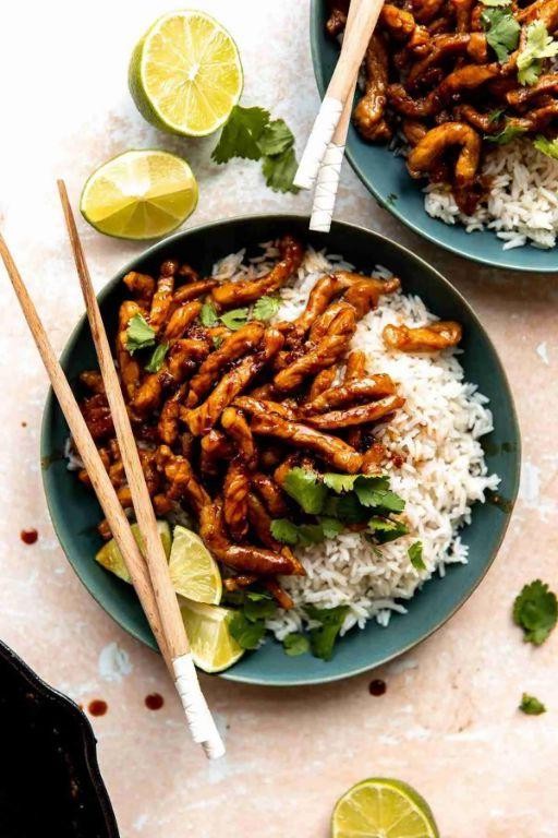 Sticky Honey Garlic Pork Curry