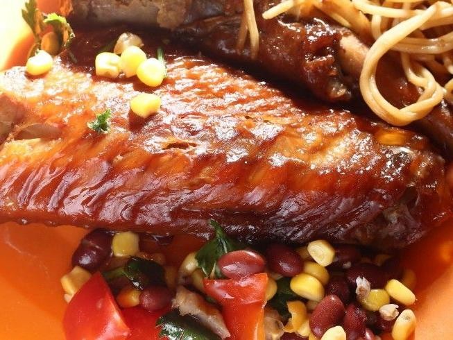 Sticky Orange Glazed Crock Pot Turkey Wings