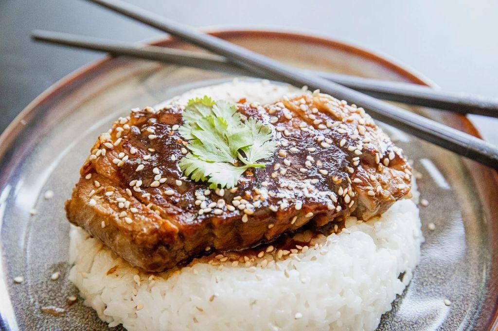 Sticky Teriyaki BBQ Pork Chops