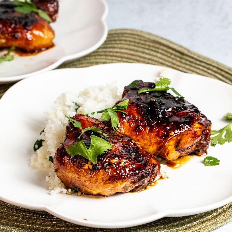 Sticky Thai Chicken Thighs