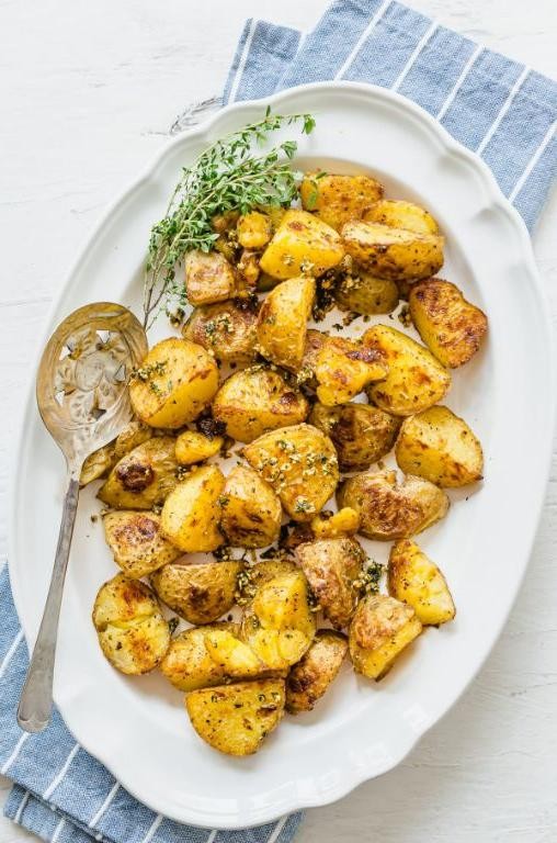 Stove Top Herb-Infused Potatoes
