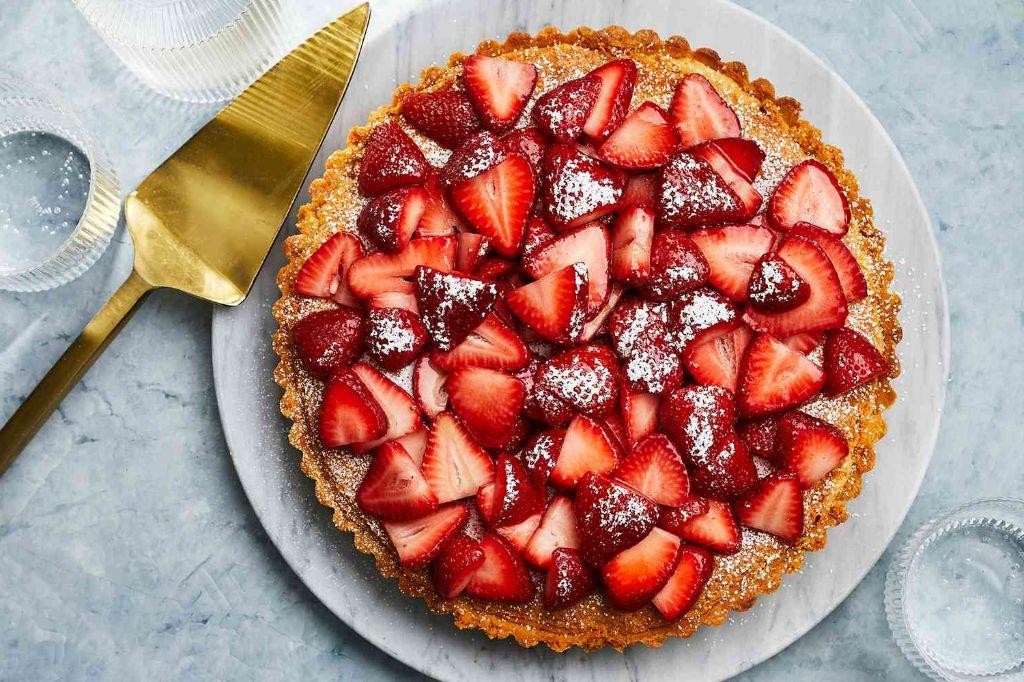 Strawberry Almond Tart