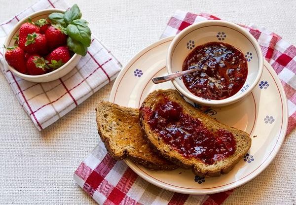 Strawberry Basil Jam