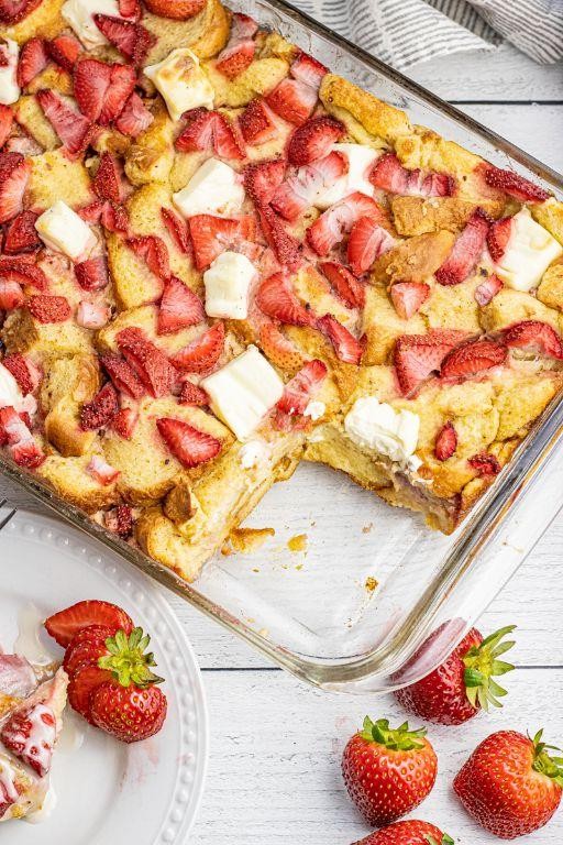Strawberry Cream Cheese Breakfast Casserole