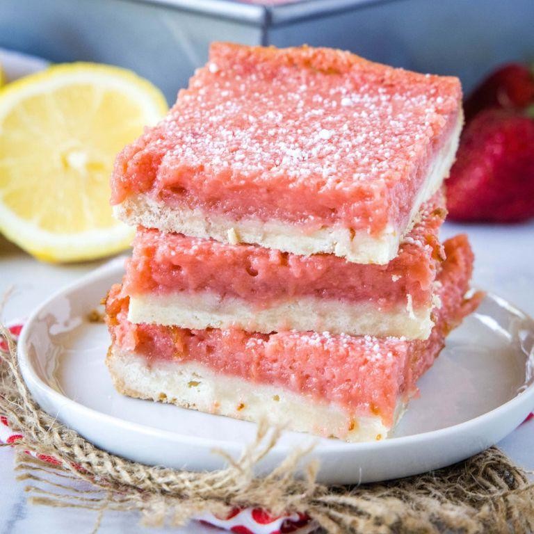 Strawberry Lemon Bars