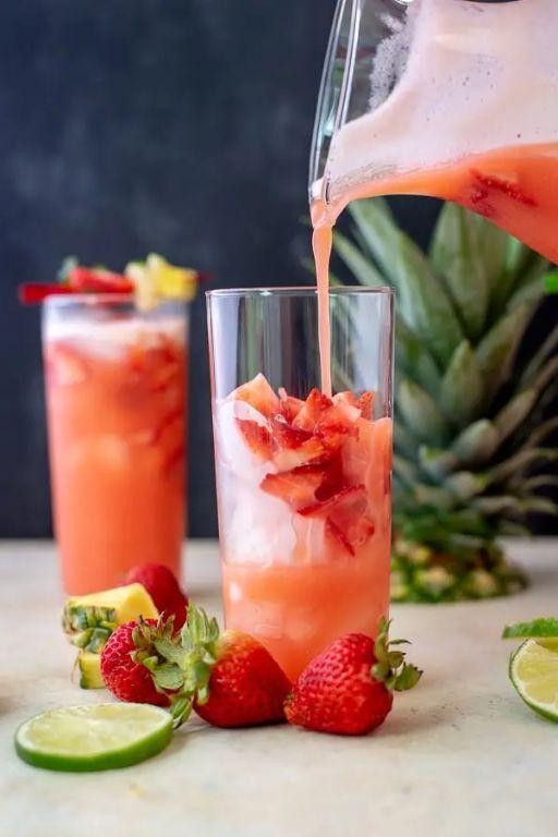 Strawberry Pineapple Quencher