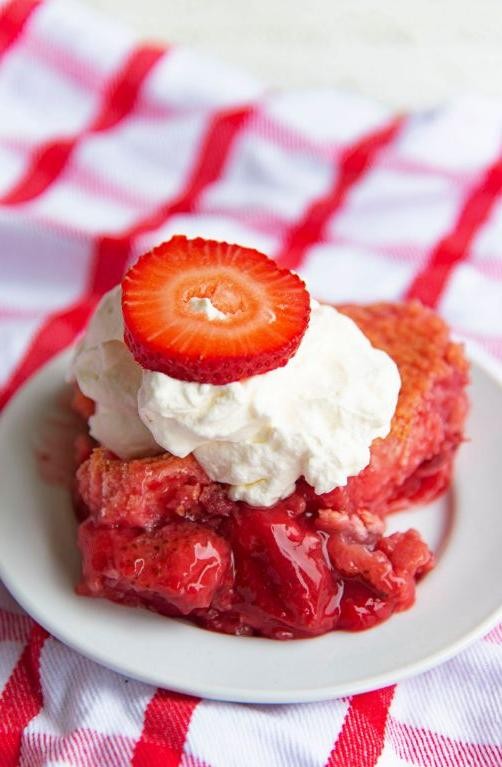 Strawberry Shortcake Dream Dump Cake