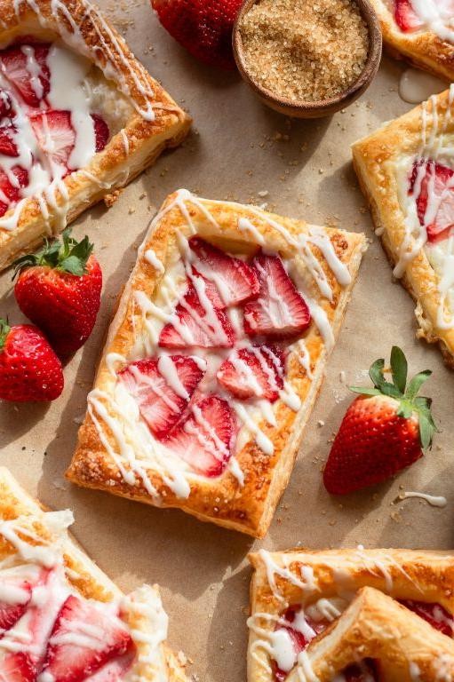 Strawberry and Cream Cheese Pastries